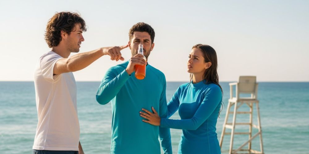 Avoid Alcohol While Swimming